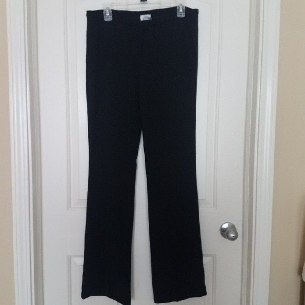 NWT Rozae Nichols Black Straight Leg Dress Pants Trousers Size 8